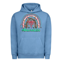 Pigment Pebble Blue nurse life rainbow Urban Hoodie - RanaPortraitStore