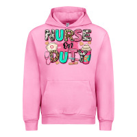 Fuchsia Pink nurse on duty Urban Hoodie - RanaPortraitStore
