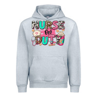Heather Grey nurse on duty Urban Hoodie - RanaPortraitStore