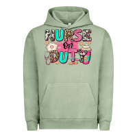 Pigment Oil Green nurse on duty Urban Hoodie - RanaPortraitStore