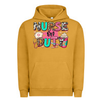 Pigment Peanut Butter nurse on duty Urban Hoodie - RanaPortraitStore