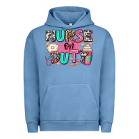 Pigment Pebble Blue nurse on duty Urban Hoodie - RanaPortraitStore
