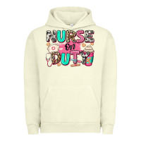 Pigment Pistachio nurse on duty Urban Hoodie - RanaPortraitStore