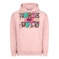 Pigment Salmon nurse on duty Urban Hoodie - RanaPortraitStore