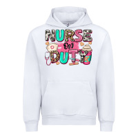 White nurse on duty Urban Hoodie - RanaPortraitStore