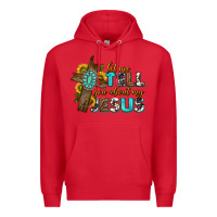 Red let me tell you about my jesus western Premium Hoodie - texasbilliewilder
