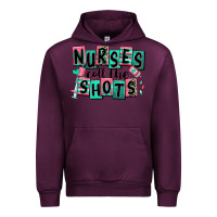 Mauve Wine nurses call the shots Urban Hoodie - RanaPortraitStore