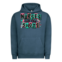 Pigment Midnight Navy nurses call the shots Urban Hoodie - RanaPortraitStore