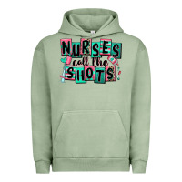 Pigment Oil Green nurses call the shots Urban Hoodie - RanaPortraitStore