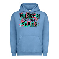 Pigment Pebble Blue nurses call the shots Urban Hoodie - RanaPortraitStore