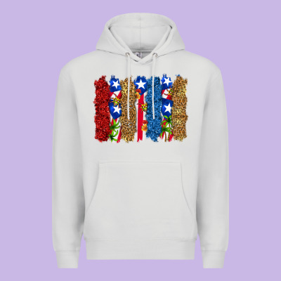 Premium Hoodie puerto rico republic brushstrokes