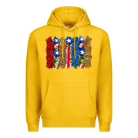 Lemon puerto rico republic brushstrokes Premium Hoodie - RanaPortraitStore