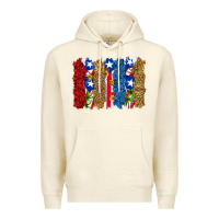 Sandshell puerto rico republic brushstrokes Premium Hoodie - RanaPortraitStore
