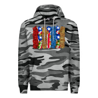 Slate Camo puerto rico republic brushstrokes Premium Hoodie - RanaPortraitStore