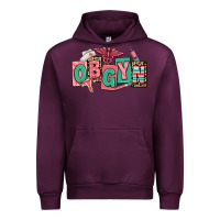 Mauve Wine obgyn nurse Urban Hoodie - RanaPortraitStore