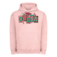 Pigment Salmon obgyn nurse Urban Hoodie - RanaPortraitStore