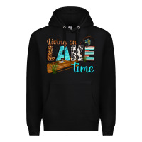 Black living on lake time Premium Hoodie - texasbilliewilder