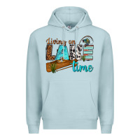 Blue Mist living on lake time Premium Hoodie - texasbilliewilder