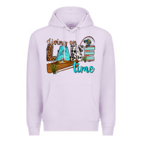 Lilac living on lake time Premium Hoodie - texasbilliewilder