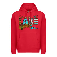 Red living on lake time Premium Hoodie - texasbilliewilder