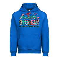 Cobalt nursing student no sleep no money no life Urban Hoodie - RanaPortraitStore