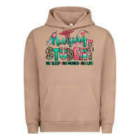 Pigment Burro nursing student no sleep no money no life Urban Hoodie - RanaPortraitStore