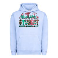 Pigment Grape Ice nursing student no sleep no money no life Urban Hoodie - RanaPortraitStore