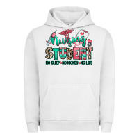 Pigment Lunar Rock nursing student no sleep no money no life Urban Hoodie - RanaPortraitStore