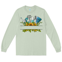 Matcha customize nail tools with sunflower Long Sleeve Tee - BarkalooDesign
