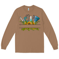 Toasted Coconut customize nail tools with sunflower Long Sleeve Tee - BarkalooDesign