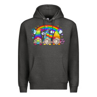 Charcoal Heather lgbt gnomes Premium Hoodie - Zillion Design Studio