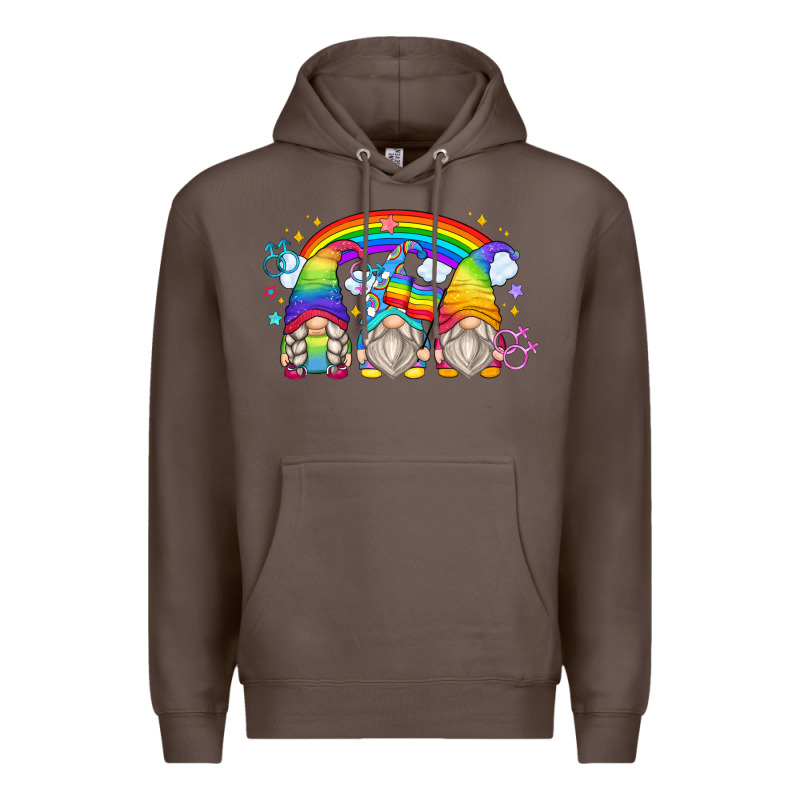 Lgbt Gnomes Premium Hoodie by Zillion Design Studio | Teevron