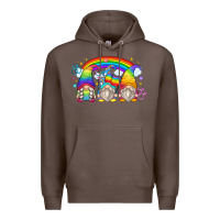 Coffee lgbt gnomes Premium Hoodie - Zillion Design Studio