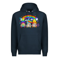 Navy lgbt gnomes Premium Hoodie - Zillion Design Studio