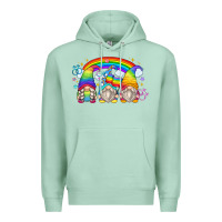 Seafoam lgbt gnomes Premium Hoodie - Zillion Design Studio