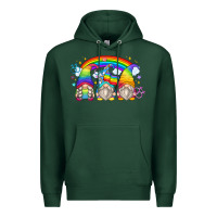 Sports Green lgbt gnomes Premium Hoodie - Zillion Design Studio