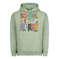 Pigment Oil Green school nurse Urban Hoodie - RanaPortraitStore