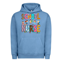 Pigment Pebble Blue school nurse Urban Hoodie - RanaPortraitStore