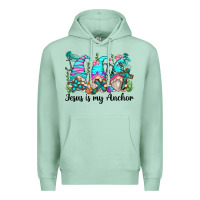Seafoam jesus is my anchor gnomes Premium Hoodie - Zillion Design Studio