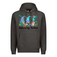Smoke jesus is my anchor gnomes Premium Hoodie - Zillion Design Studio