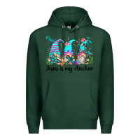 Sports Green jesus is my anchor gnomes Premium Hoodie - Zillion Design Studio