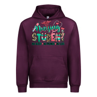 Mauve Wine nursing student no sleep no money no life Urban Hoodie - RanaPortraitStore