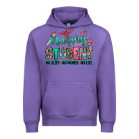 Tulip nursing student no sleep no money no life Urban Hoodie - RanaPortraitStore