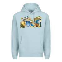 Blue Mist louisiana coffee cups Premium Hoodie - texasbilliewilder