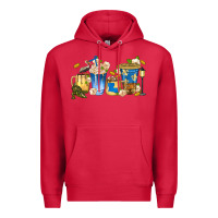 Cardinal louisiana coffee cups Premium Hoodie - texasbilliewilder
