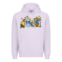 Lilac louisiana coffee cups Premium Hoodie - texasbilliewilder