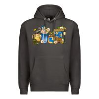 Smoke louisiana coffee cups Premium Hoodie - texasbilliewilder