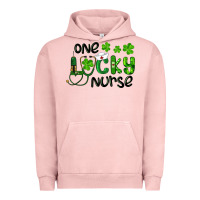 Pigment Salmon one lucky nurse Urban Hoodie - RanaPortraitStore