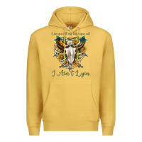 Antique Gold love you till my lungs give out i aint lying Premium Hoodie - texasbilliewilder