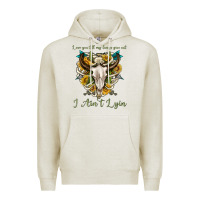Oatmeal Heather love you till my lungs give out i aint lying Premium Hoodie - texasbilliewilder